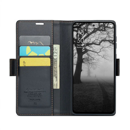 For Oppo Reno12 F 5G Case CASEME 023 Series RFID Blocking Glossy Stand Phone Cover
