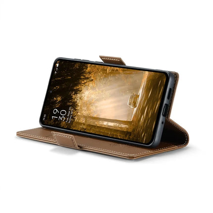 For Oppo Reno12 F 5G Case CASEME 023 Series RFID Blocking Glossy Stand Phone Cover