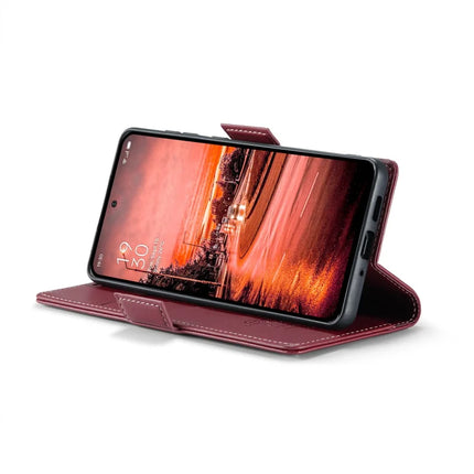 For Oppo Reno12 F 5G Case CASEME 023 Series RFID Blocking Glossy Stand Phone Cover