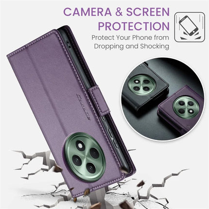 For Oppo Reno12 F 5G Case CASEME 023 Series RFID Blocking Glossy Stand Phone Cover