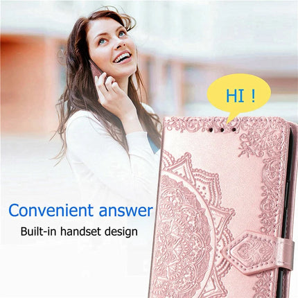 For Oppo F27 5G Wallet Case Mandala Flower Leather Phone Cover Stand View