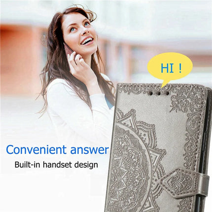 For Oppo F27 5G Wallet Case Mandala Flower Leather Phone Cover Stand View