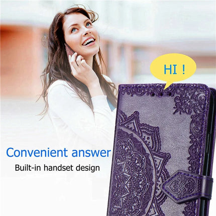 For Oppo F27 5G Wallet Case Mandala Flower Leather Phone Cover Stand View