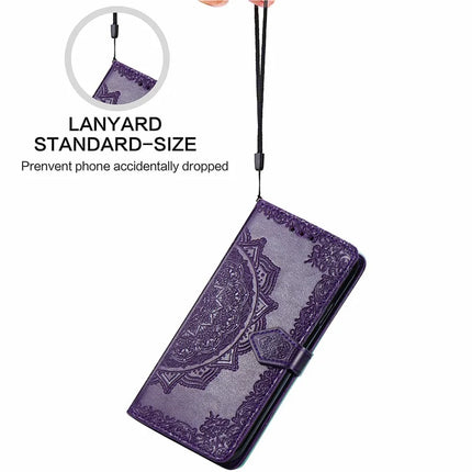 For Oppo F27 5G Wallet Case Mandala Flower Leather Phone Cover Stand View