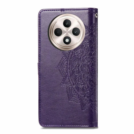 For Oppo F27 5G Wallet Case Mandala Flower Leather Phone Cover Stand View