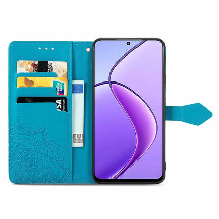 For Oppo F27 5G Wallet Case Mandala Flower Leather Phone Cover Stand View
