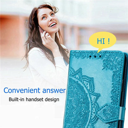 For Oppo F27 5G Wallet Case Mandala Flower Leather Phone Cover Stand View