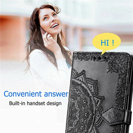 For Oppo F27 5G Wallet Case Mandala Flower Leather Phone Cover Stand View
