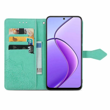 For Oppo F27 5G Wallet Case Mandala Flower Leather Phone Cover Stand View