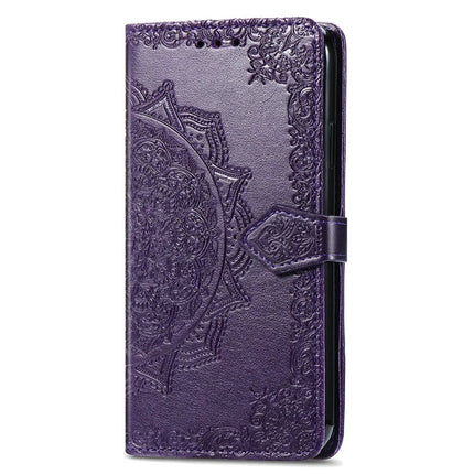 For Oppo A3x 5G Wallet Case Mandala Flower Leather Phone Cover Stand View