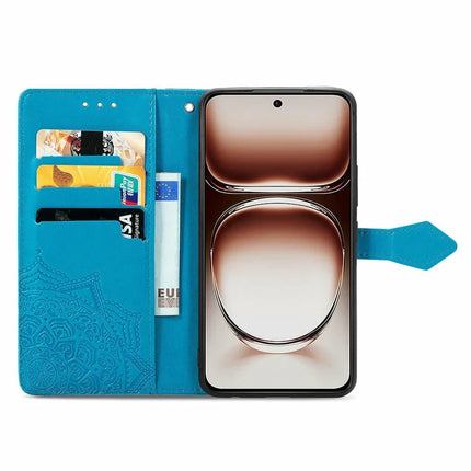 For Oppo A3x 5G Wallet Case Mandala Flower Leather Phone Cover Stand View