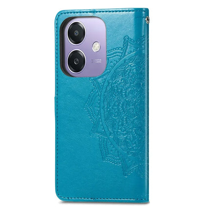 For Oppo A3x 5G Wallet Case Mandala Flower Leather Phone Cover Stand View