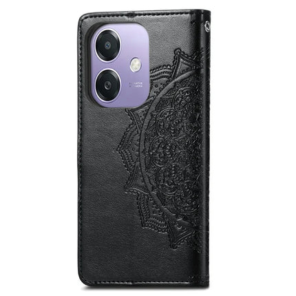 For Oppo A3x 5G Wallet Case Mandala Flower Leather Phone Cover Stand View