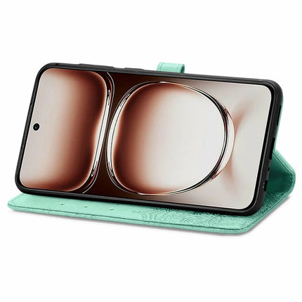 For Oppo A3x 5G Wallet Case Mandala Flower Leather Phone Cover Stand View