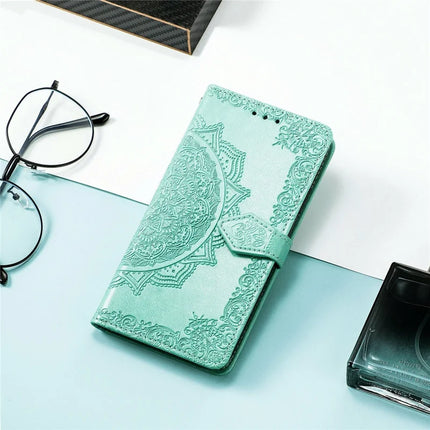 For Oppo A3x 5G Wallet Case Mandala Flower Leather Phone Cover Stand View