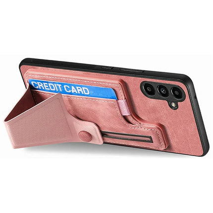 For Samsung Galaxy A06 Case Retro Leather Back Cover Card Slot Side Kickstand