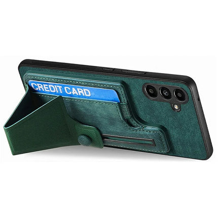 For Samsung Galaxy A06 Case Retro Leather Back Cover Card Slot Side Kickstand