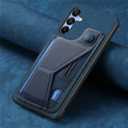 For Samsung Galaxy A16 4G / 5G Case Retro Leather Back Cover Card Slot Side Kickstand