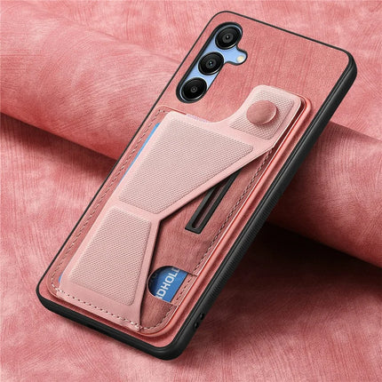 For Samsung Galaxy A16 4G / 5G Case Retro Leather Back Cover Card Slot Side Kickstand