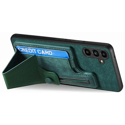 For Samsung Galaxy A16 4G / 5G Case Retro Leather Back Cover Card Slot Side Kickstand