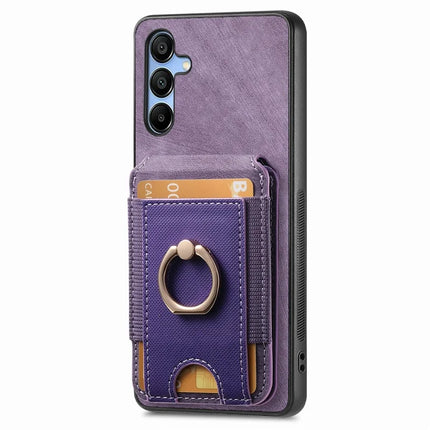For Samsung Galaxy A16 4G / 5G Case with Detachable Card Holder Kickstand Leather Back Cover