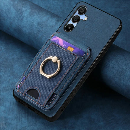 For Samsung Galaxy A16 4G / 5G Case with Detachable Card Holder Kickstand Leather Back Cover