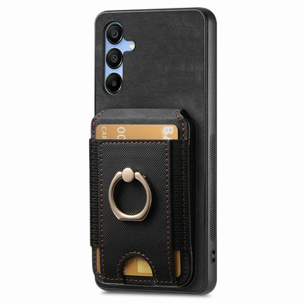 For Samsung Galaxy A16 4G / 5G Case with Detachable Card Holder Kickstand Leather Back Cover