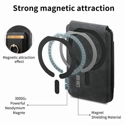 For Samsung Galaxy A16 4G / 5G Case with Detachable Card Holder Kickstand Leather Back Cover