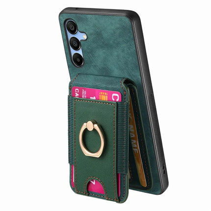 For Samsung Galaxy A16 4G / 5G Case with Detachable Card Holder Kickstand Leather Back Cover