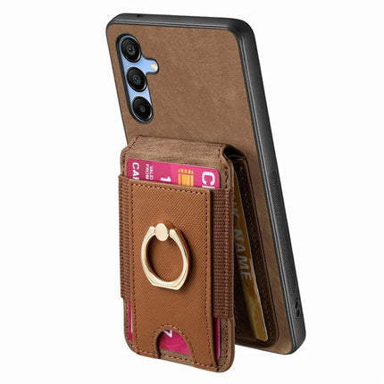 For Samsung Galaxy A16 4G / 5G Case with Detachable Card Holder Kickstand Leather Back Cover