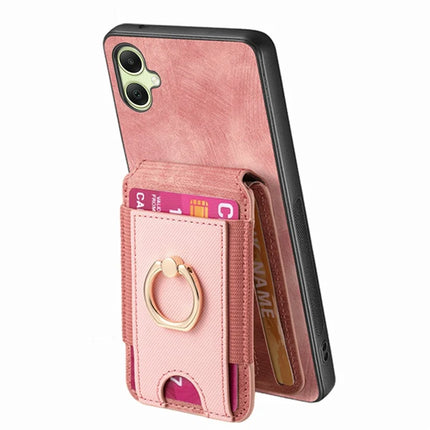 For Samsung Galaxy A06 Case with Detachable Card Holder Kickstand Leather Back Cover