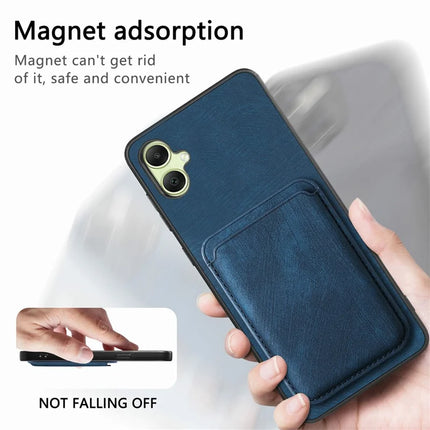 For Samsung Galaxy A06 Case Leather+TPU Retro Phone Cover with Detachable Card Slot