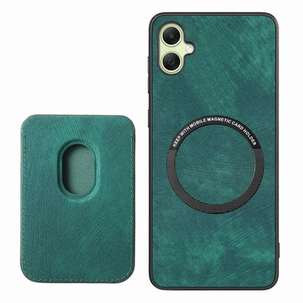 For Samsung Galaxy A06 Case Leather+TPU Retro Phone Cover with Detachable Card Slot