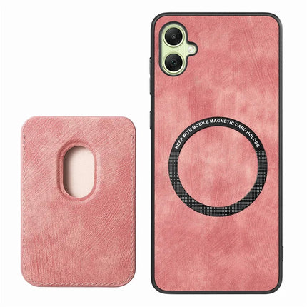 For Samsung Galaxy A06 Case Leather+TPU Retro Phone Cover with Detachable Card Slot