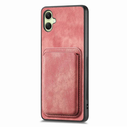 For Samsung Galaxy A06 Case Leather+TPU Retro Phone Cover with Detachable Card Slot
