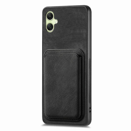 For Samsung Galaxy A06 Case Leather+TPU Retro Phone Cover with Detachable Card Slot