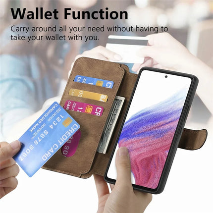 CASENEO MW-03 For Samsung Galaxy A16 4G / 5G Case Detachable Wallet Leather+TPU Phone Cover