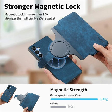 CASENEO MW-03 For Samsung Galaxy A16 4G / 5G Case Detachable Wallet Leather+TPU Phone Cover