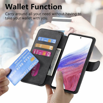 CASENEO MW-03 For Samsung Galaxy A06 Case Detachable Wallet Leather+TPU Phone Cover