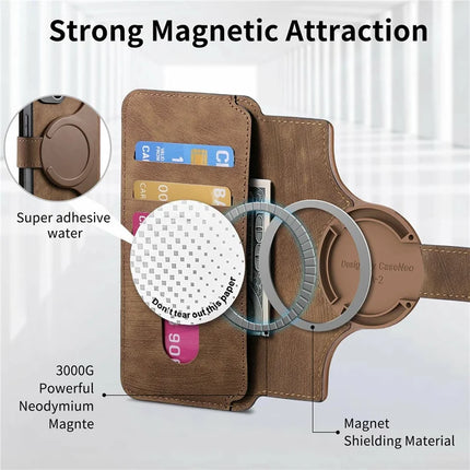 CASENEO MW-03 For Samsung Galaxy A06 Case Detachable Wallet Leather+TPU Phone Cover