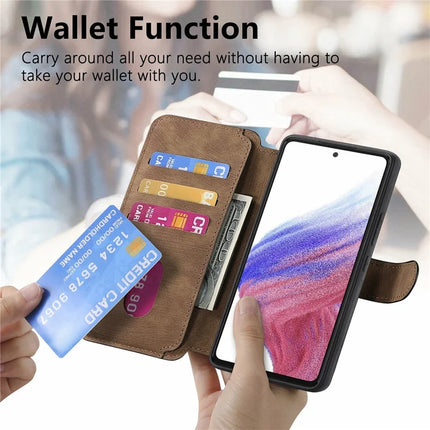 CASENEO MW-03 For Samsung Galaxy A06 Case Detachable Wallet Leather+TPU Phone Cover