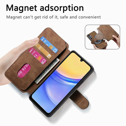 CASENEO MW-03 For Samsung Galaxy A06 Case Detachable Wallet Leather+TPU Phone Cover