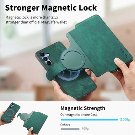 CASENEO MW-03 For Samsung Galaxy A06 Case Detachable Wallet Leather+TPU Phone Cover