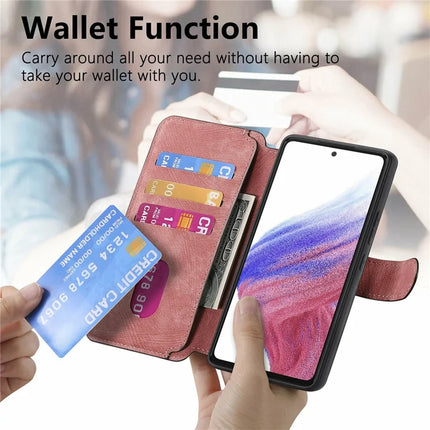 CASENEO MW-03 For Samsung Galaxy A06 Case Detachable Wallet Leather+TPU Phone Cover