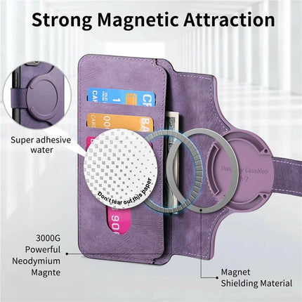 CASENEO MW-03 For Samsung Galaxy A06 Case Detachable Wallet Leather+TPU Phone Cover