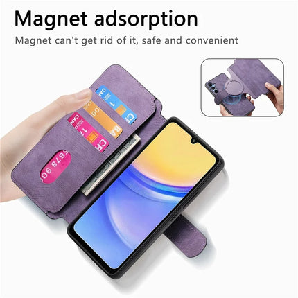 CASENEO MW-03 For Samsung Galaxy A06 Case Detachable Wallet Leather+TPU Phone Cover
