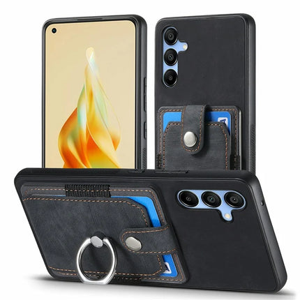 For Samsung Galaxy A16 4G / 5G Case Kickstand Leather+TPU Non-Slip Protective Cover Card Slots