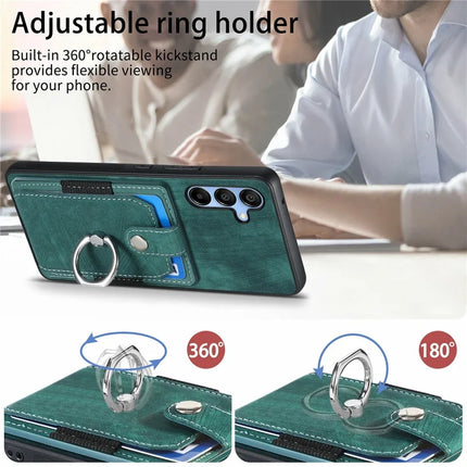 For Samsung Galaxy A16 4G / 5G Case Kickstand Leather+TPU Non-Slip Protective Cover Card Slots