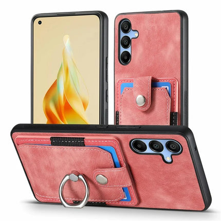 For Samsung Galaxy A16 4G / 5G Case Kickstand Leather+TPU Non-Slip Protective Cover Card Slots