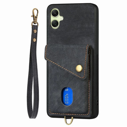 For Samsung Galaxy A06 Case with Card Slot Kickstand Leather TPU Phone Cover